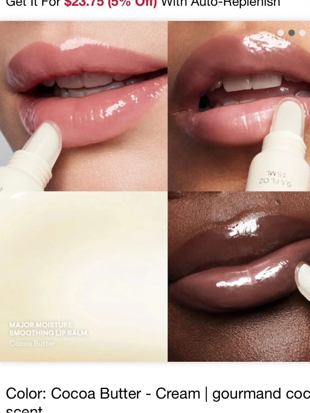 Patrick Ta Major Moisture Smoothing Lip Balm — Cream